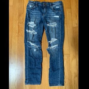 Joe’s Slim Crop Distressed Jeans